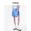 VIMAGE纬漫纪通勤休闲简约A字百搭宽松短裤2026夏季新款V2505216 商品缩略图0