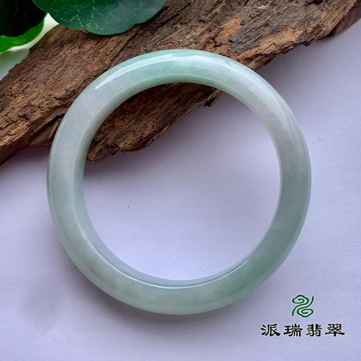 派瑞翡翠 翡翠手镯 糯种 绿色 商品图1