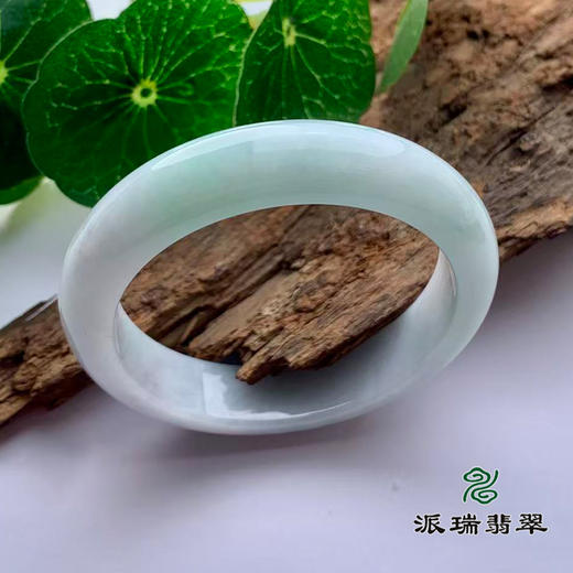 派瑞翡翠 翡翠手镯 糯种 绿色 商品图0