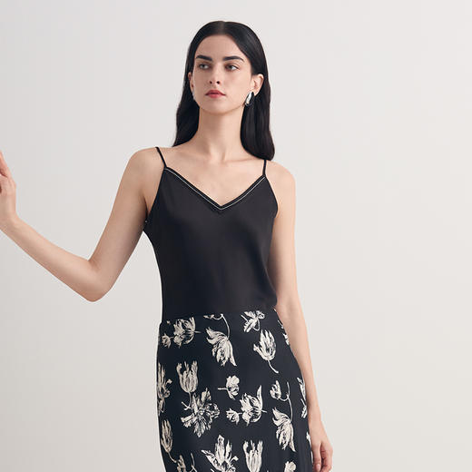 【醋纤基础款纯色吊带】EITIE爱特爱2026夏季舒适亲肤百搭显瘦8613301 商品图9