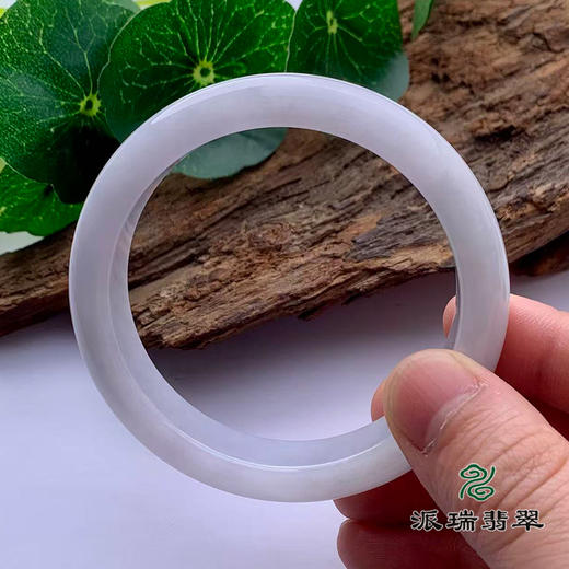 派瑞翡翠 翡翠手镯 糯种 绿色 商品图3
