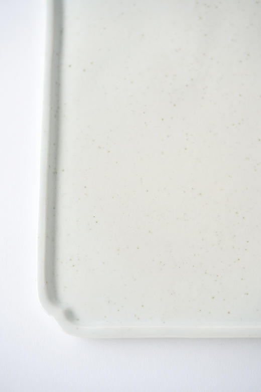 田中茂雄34白瓷｜小盤角皿 商品图2