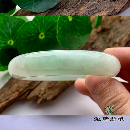 派瑞翡翠 翡翠手镯 糯种 绿色 商品图2