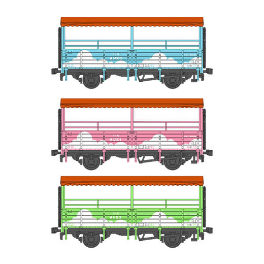 【GSC预售定金】开放式观光列车（童话蓝涂装／童话粉涂装／童话绿涂装） 商品图4