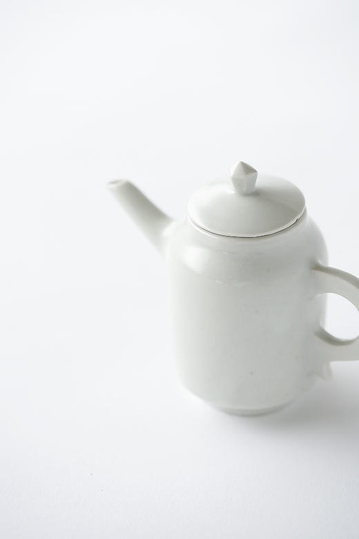 田中茂雄28白瓷｜横手縦茶壺 商品图1