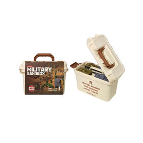 Mobee 礼物系列 火线穿越 兵人礼盒 模型套装塑料沙盘士兵儿童打仗玩具