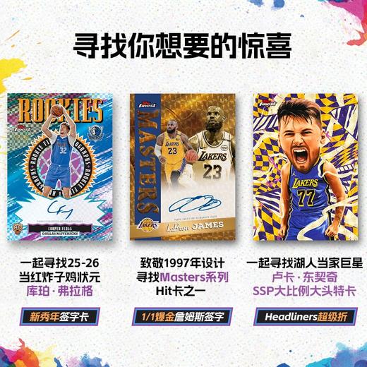 Topps NBA 2025/26 Finest Hobby 篮球球星卡 收藏卡牌盒卡 商品图2
