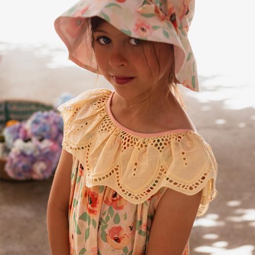 Bachaa SS26新品 短袖上衣连衣裙包屁衣帽子蝴蝶结领 商品图1