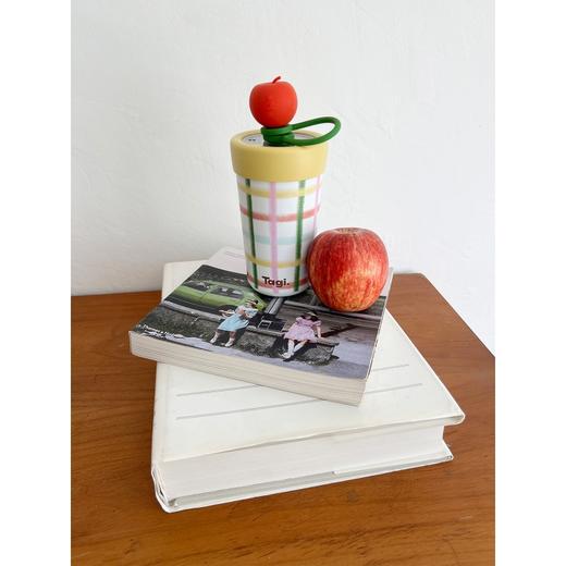 Tagi 想象苹果保温保冷杯 大容量吸管不锈钢保冷杯水杯 商品图2