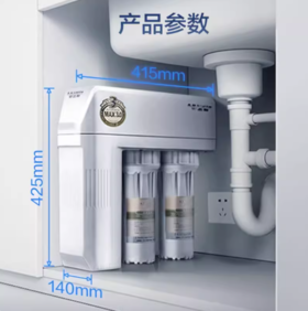 史密斯(510831)集成水路系列橱下反渗透净水机R1200HWI-E