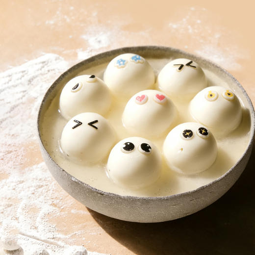 元宵节限定「一碗大汤圆」黑芝麻味蛋糕 #创意甜点 商品图1