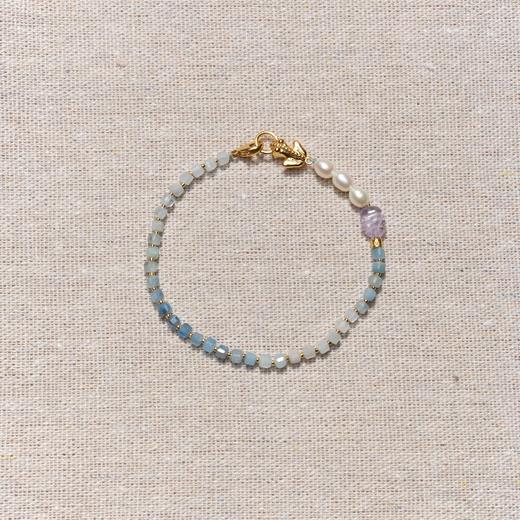 北京仓｜Chan Luu-Lottie-海蓝宝石 珍珠 紫水晶 手链［美国设计师］ 商品图2