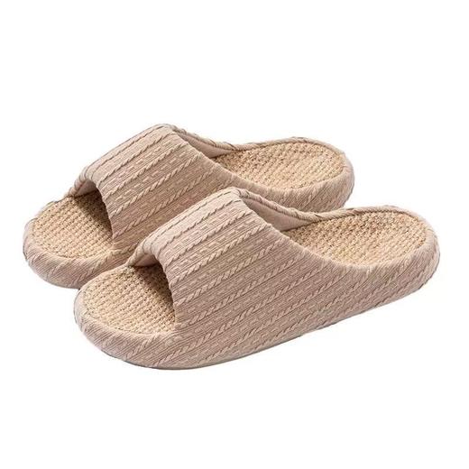 【多样屋专柜】多样屋轻便春夏拖鞋亚麻拖/月光白/36/37 商品图4