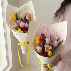 缤纷郁金香小花束（5份起购）