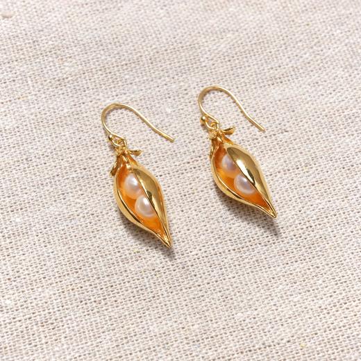 北京仓｜Chan Luu-Peapod-豌豆 金色 淡水珍珠 耳环［美国设计师］ 商品图2