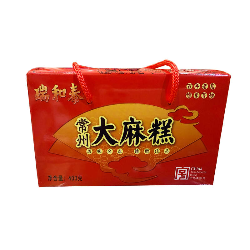400g 瑞和泰 大麻糕 风味名点  馈赠佳品 常州特产常州特产
