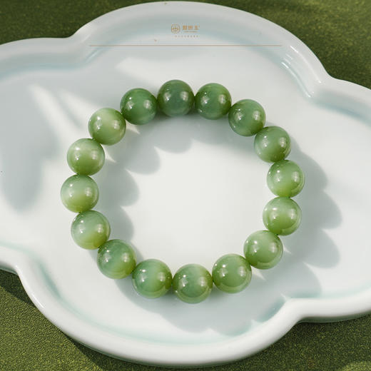 「天目」粉青猫眼手串 商品图5