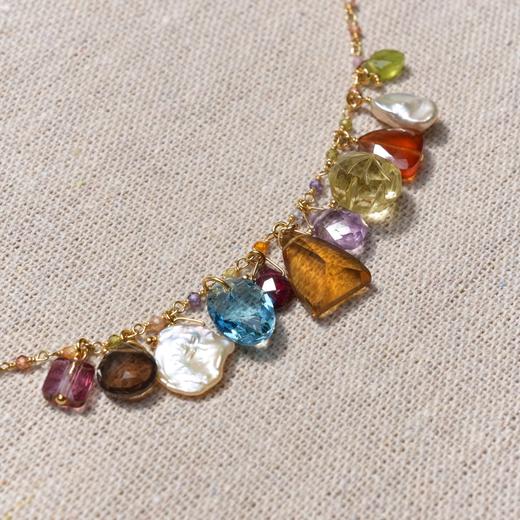 北京仓｜Chan Luu-MELODY-石英 水晶 紫水晶 橄榄石 淡水珍珠 项链［美国设计师］ 商品图4