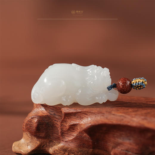 【吉吉】羊脂白玉貔貅挂 商品图3