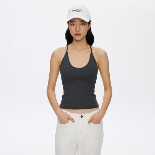 Oneup（新）可拆卸胸垫弹力挂脖吊带背心 商品图1