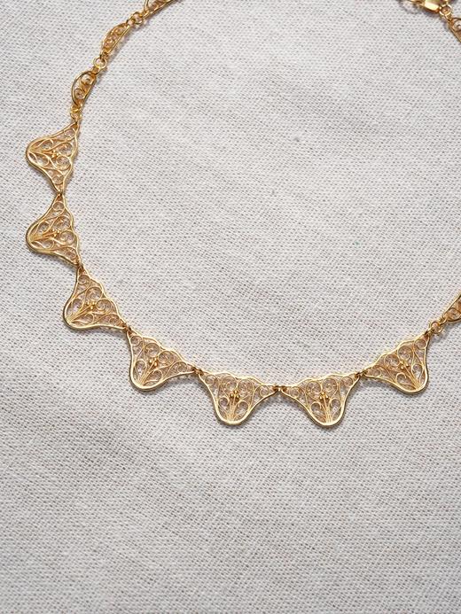 北京仓｜Bohemian Rhapsodie-LOUISE-金色 花丝 项链［法国设计师］ 商品图2