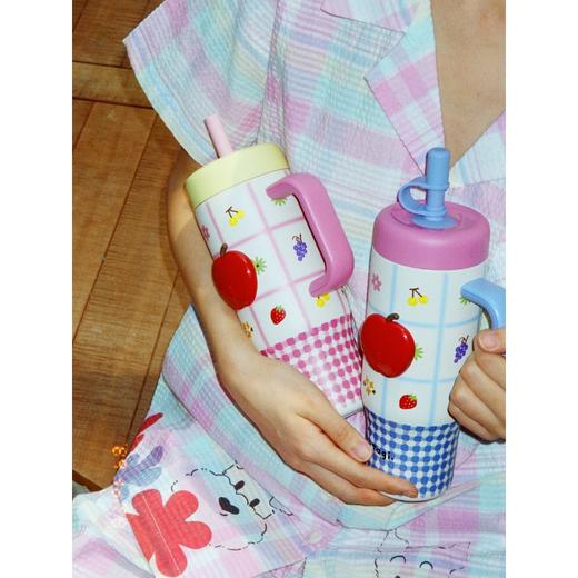 Tagi 奇妙后花园苹果手柄吨吨杯 苹果手柄水杯便携大容量保温吨吨杯 商品图1