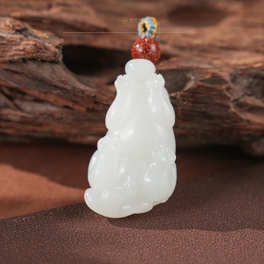 【吉吉】羊脂白玉貔貅挂 商品图5