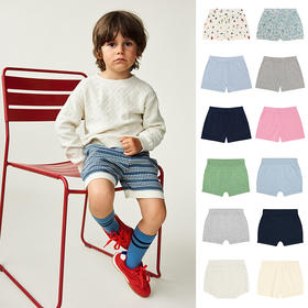 FUB 26SS新品 宝宝儿童春夏有机绵针织休闲短裤