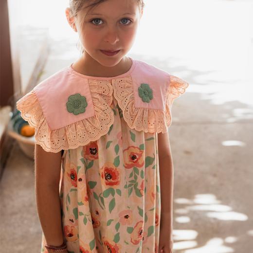 Bachaa SS26新品 短袖上衣连衣裙包屁衣帽子蝴蝶结领 商品图2