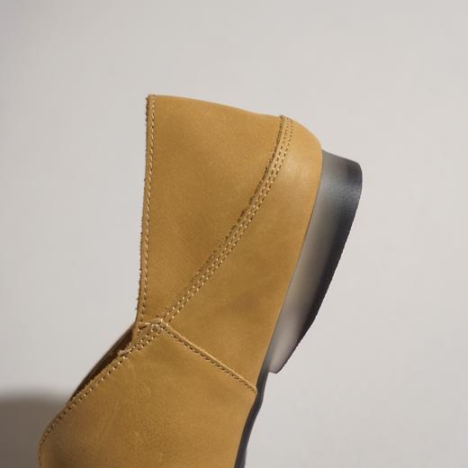 【牛皮革】西村名物2026年春季新款舒适平底软底软面浅口单鞋妈妈鞋T26AM18041 商品图7