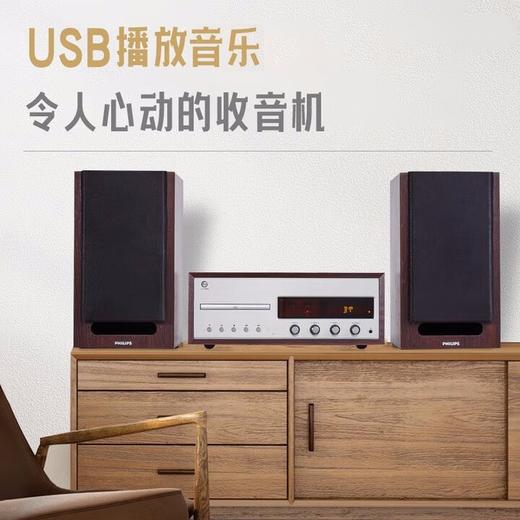 国际版本 飞利浦&Britz HIFI 电子管胆CD蓝牙桌面复古组合音响 商品图6