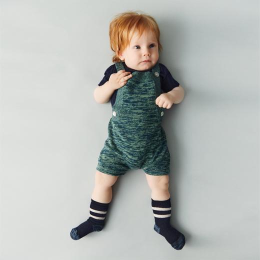 FUB 26SS新品 宝宝儿童春夏有机绵连体衣爬服背带短裤 商品图4