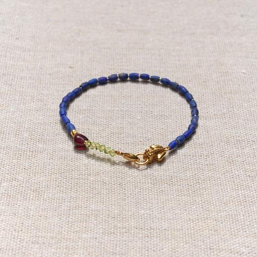 北京仓｜Chan Luu-Lottie-青金石 橄榄石 石榴石 手链［美国设计师］ 商品图2