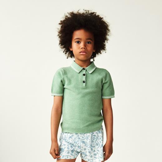 FUB 26SS新品 宝宝儿童春夏有机绵短袖T恤polo衫 商品图1