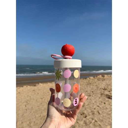 Tagi 想象苹果随行水杯 咖啡便携杯子女大容量小众高颜值随行杯 商品图4