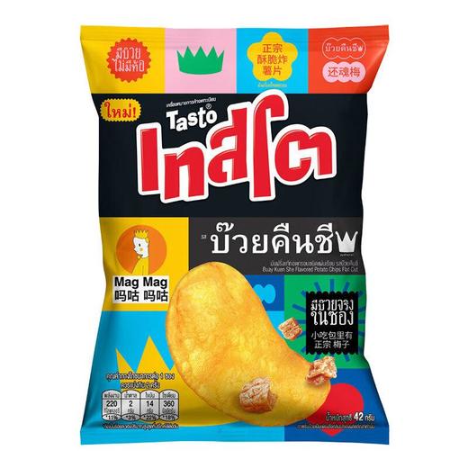 TASTO还魂梅薯片42g（原味/辣味） 商品图0