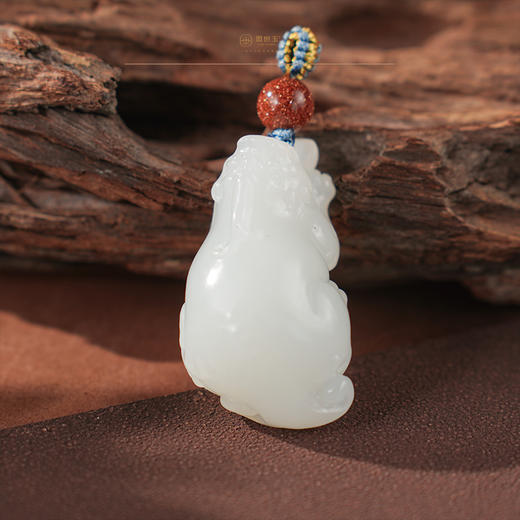 【吉吉】羊脂白玉貔貅挂 商品图2