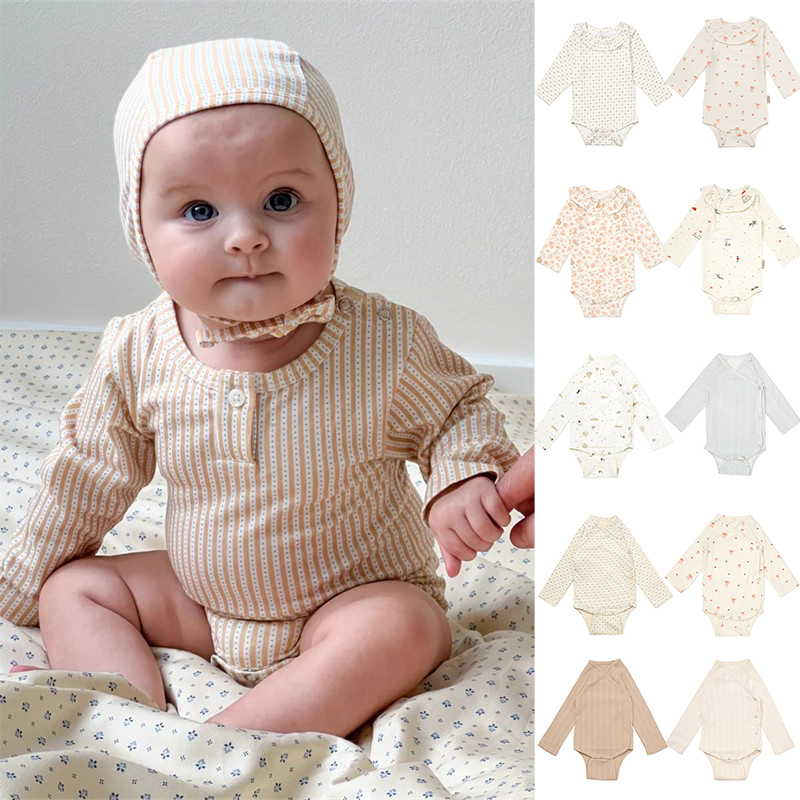 camcam 25AW 新款宝宝长袖套头包屁衣