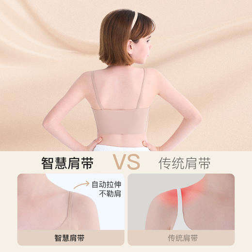 likeuu儿童内衣学生初高中女大童青少年发育期少女文胸细肩带背心 商品图1
