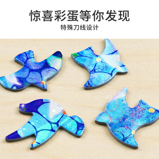 TOi图益-异拼乐-潮玩拼图镜面系列-自由的一天-相框套装 商品图6