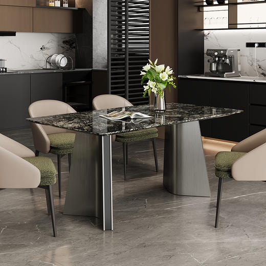 【美居】B4尊享 天然奢石 餐桌 BSTJF3779 商品图3