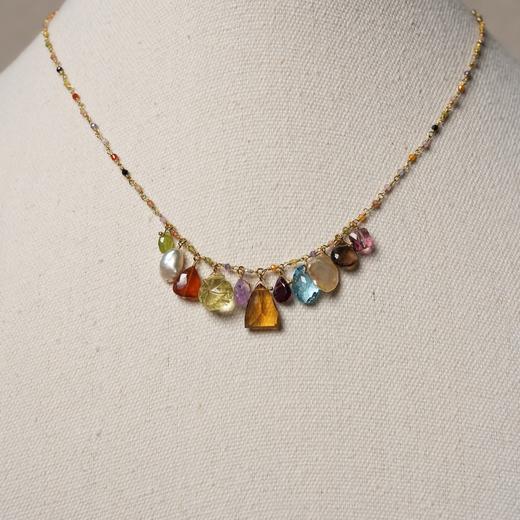 北京仓｜Chan Luu-MELODY-石英 水晶 紫水晶 橄榄石 淡水珍珠 项链［美国设计师］ 商品图1