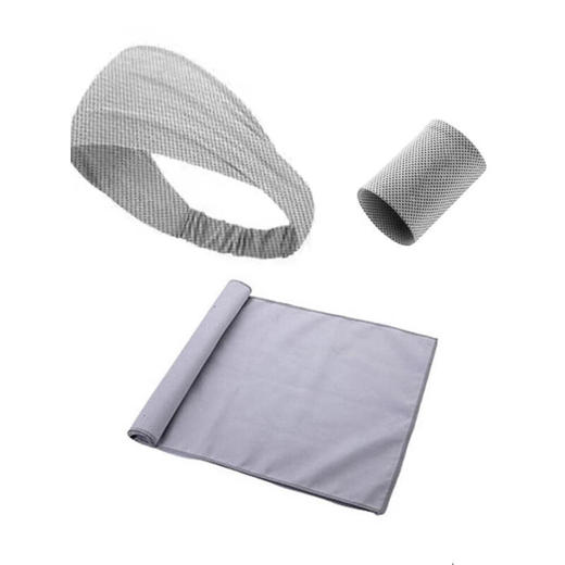 【多样屋专柜】趣游帮腕巾发带速干冰凉巾运动冷感3件套(B003) 商品图5