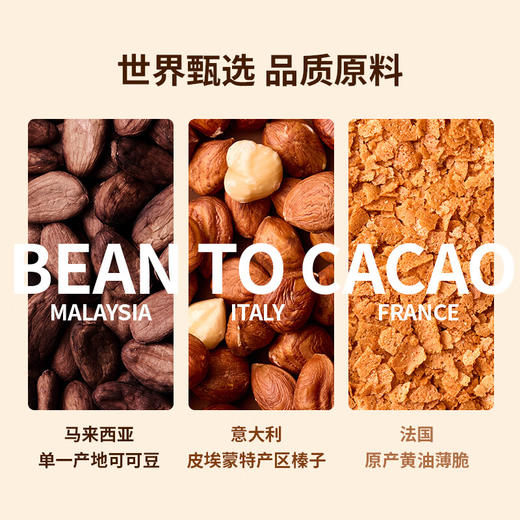 贝纳丝榛子黄油薄脆牛奶生巧克力36%可可含量 商品图1