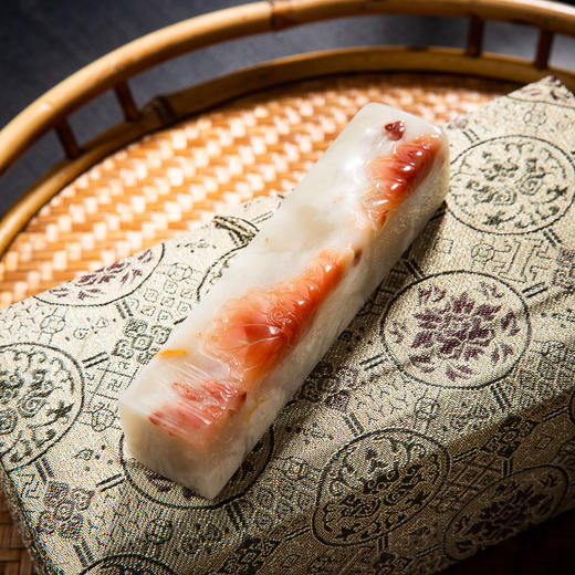 寿山石芙蓉老料雕“荷花”方章 商品图6