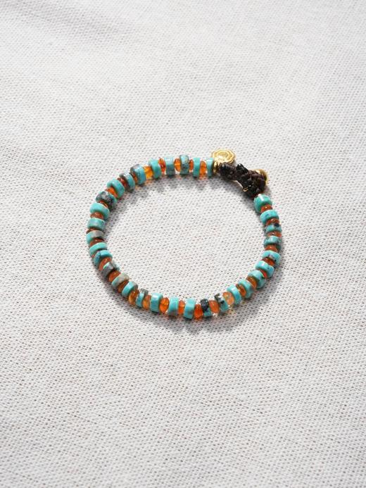 北京仓｜Bohemian Rhapsodie-HELENA-绿松石 红玛瑙 手链［法国设计师］ 商品图1