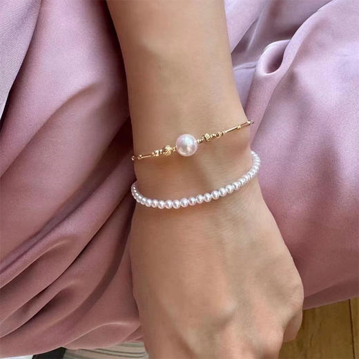 【女神节首选】天然淡水珍珠 设计款手链 诸暨直发 一物一证 假一赔十 下单即送珍珠粉！ 商品图7