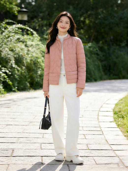 爆款现货 臣禾 【爱心羽绒服】绗缝保暖短外套90鸭绒9234072052 商品图7