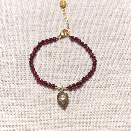 北京仓｜Chan Luu-FERN-石榴石 烟晶 白托帕石 淡水珍珠 手链［美国设计师］ 商品图1