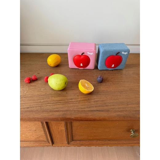 Tagi 苹果压缩饼干首饰盒 创意小众可爱首饰盒便携双层大容量收纳盒 商品图3